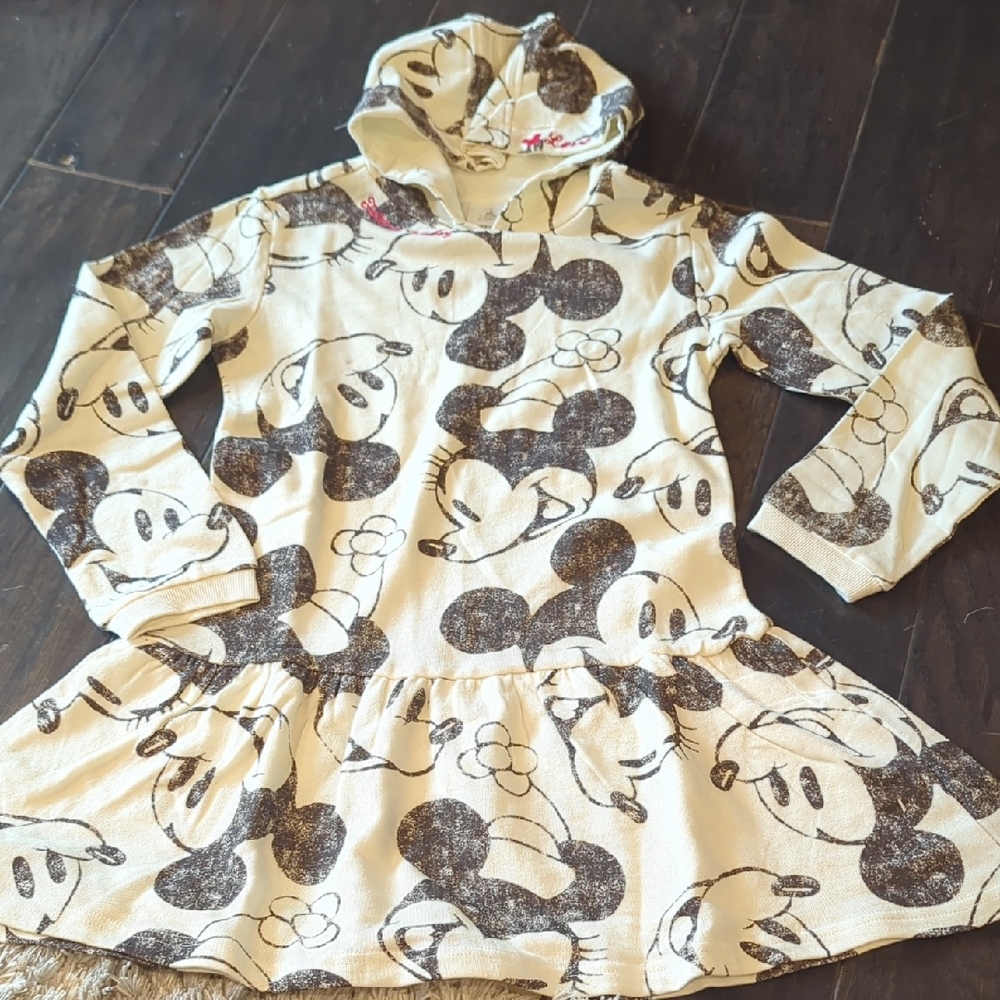 NWOT Disney Hooded Sweatshirt Dress